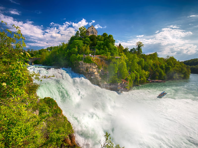Rheinfall bei Schaffhausen - Gasthaus Grüner Berg