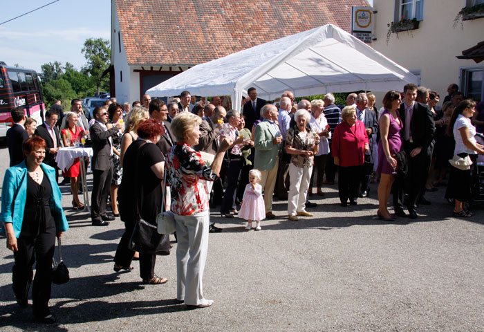 Sektempfang - Gasthaus Grüner Berg