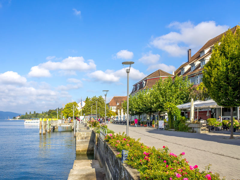 Überlingen Promenade am Bodensee - Gasthaus Grüner Berg